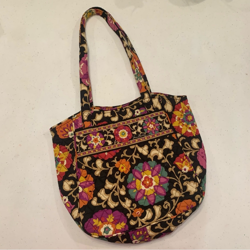 Vera Bradley. Like new. Suzani floral tote. Multicolor.